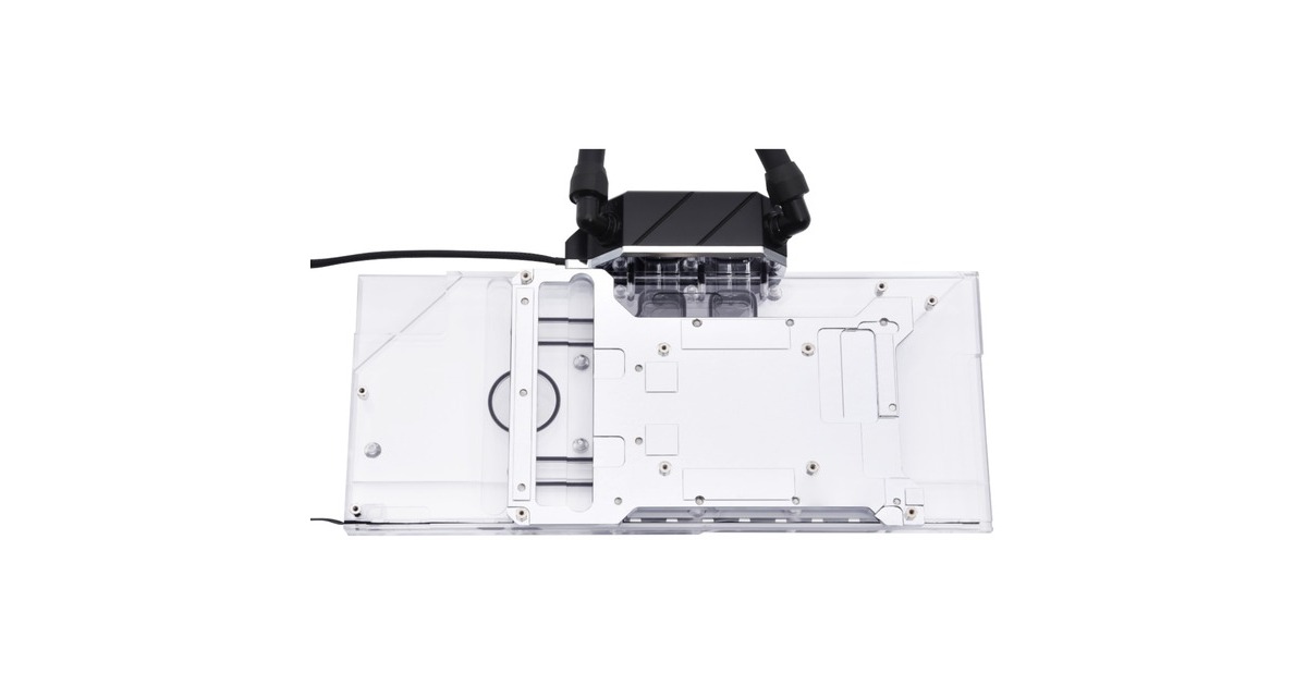 Alphacool Eiswolf 2 AIO - 360mm Radeon RX 6800/6800XT Gaming Trio X, Wasserkühlung(inkl. Backplate)