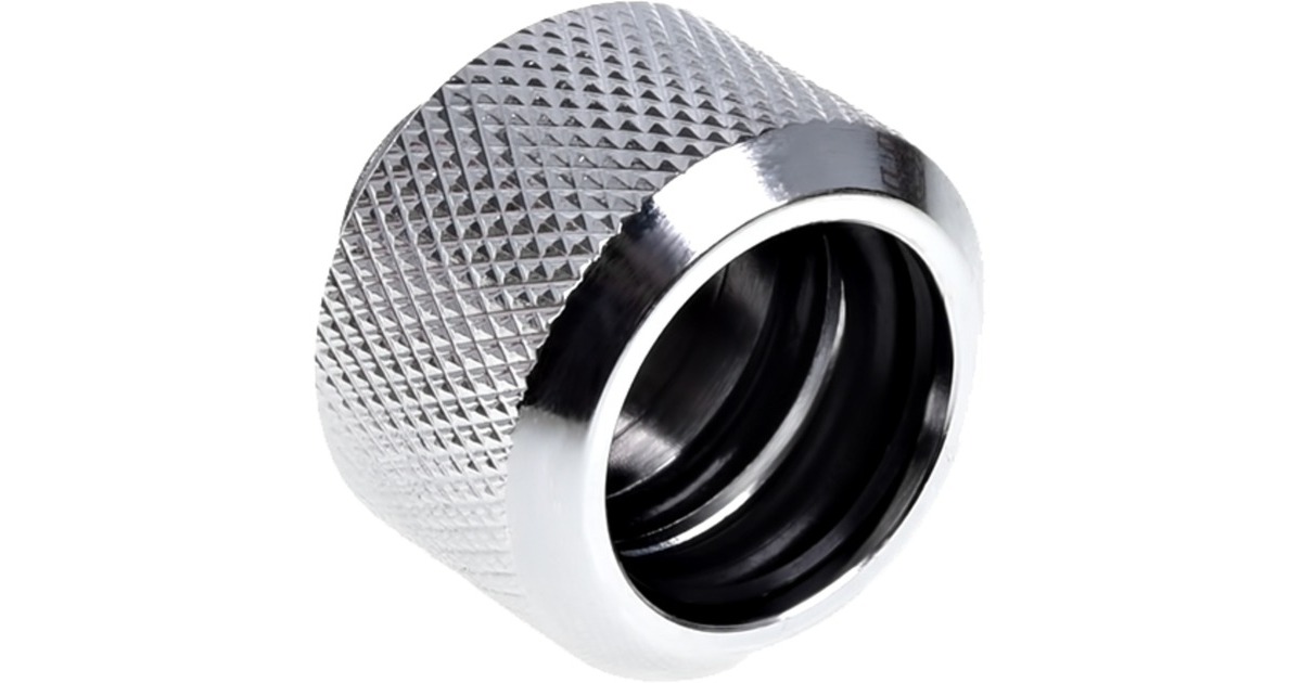 Alphacool Eiszapfen 16mm HardTube Anschraubtülle G1/4, Schrauben-Set(silber, für Acryl- Messingrohre, 6 Stück)