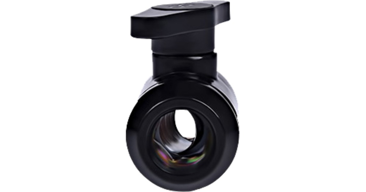 Alphacool Eiszapfen 2 Wege Kugelhahn G1/4, Hahnstück(schwarz)