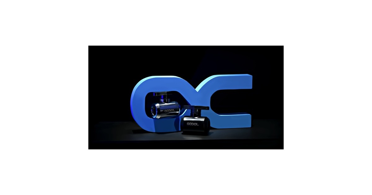 Alphacool Eiszapfen 2 Wege Kugelhahn G1/4, Hahnstück(schwarz)