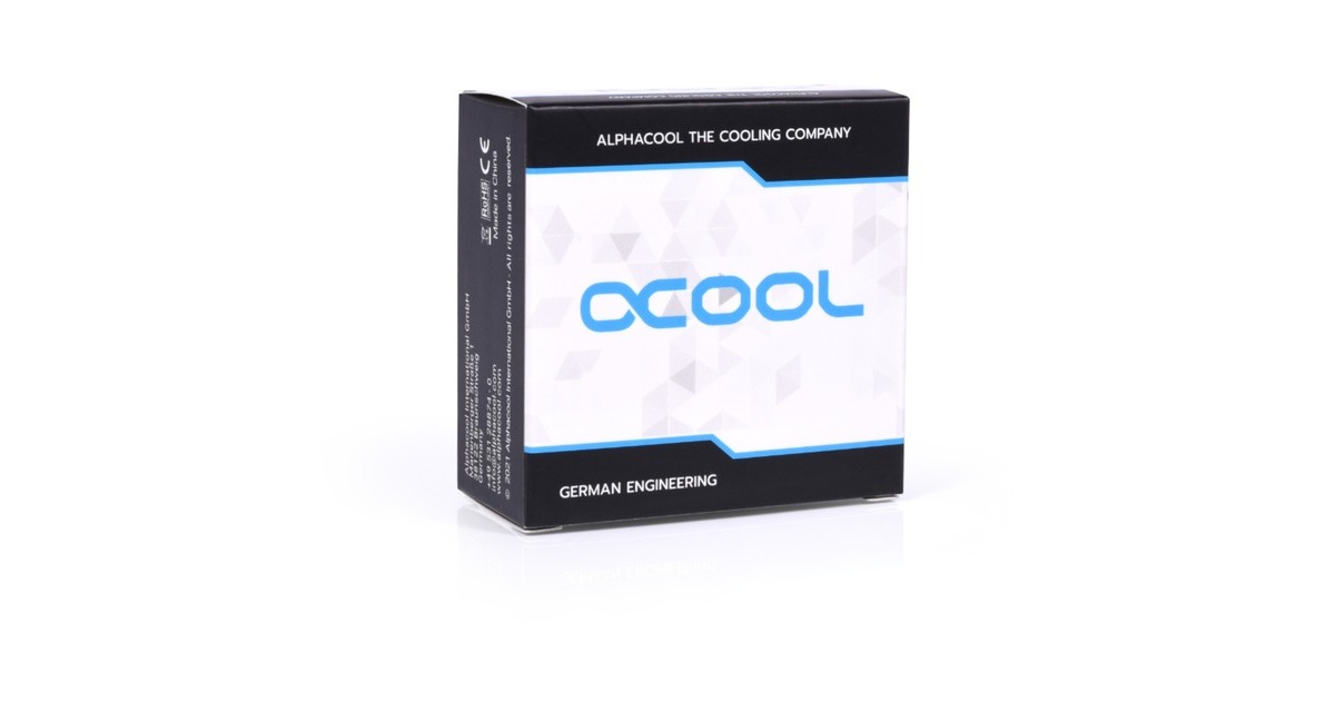 Alphacool Eiszapfen 8mm Versatzstück drehbar G1/4 AG auf G1/4 IG, Verbindung(silber)