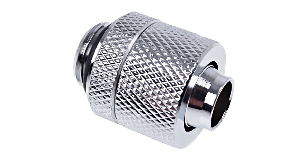 Alphacool Eiszapfen Anschraubtülle, Verbindung(chrom, gerade)