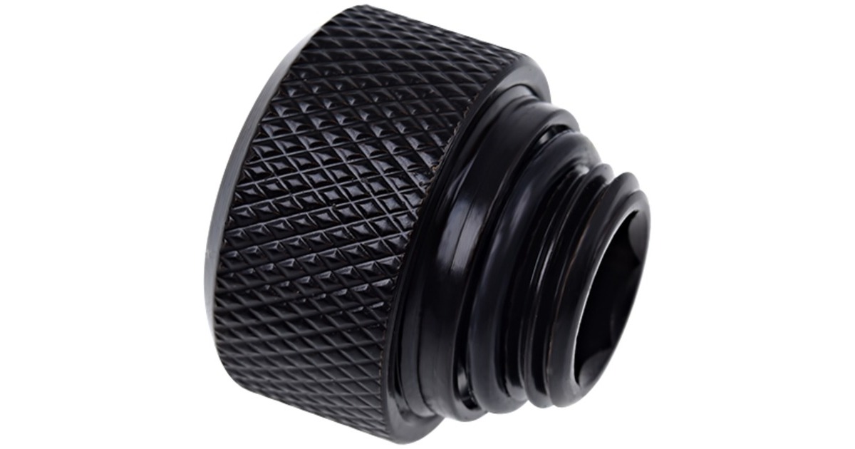 Alphacool Eiszapfen HardTube Anschraubtülle, Anschlüsse(schwarz, gerade)