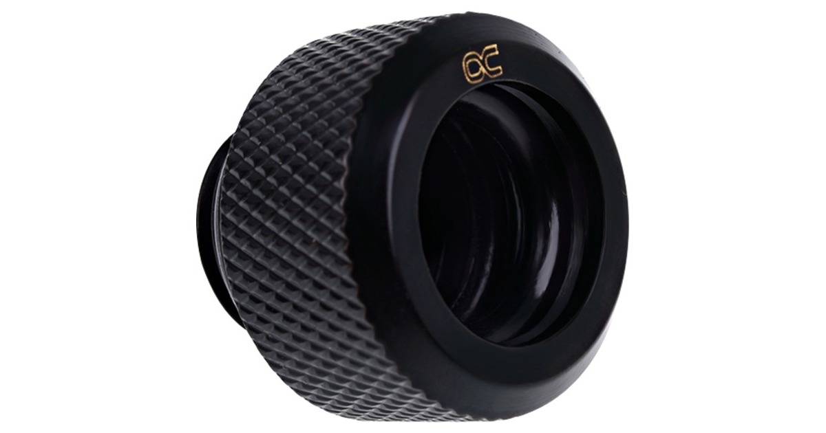 Alphacool Eiszapfen HardTube Anschraubtülle, Anschlüsse(schwarz, gerade)