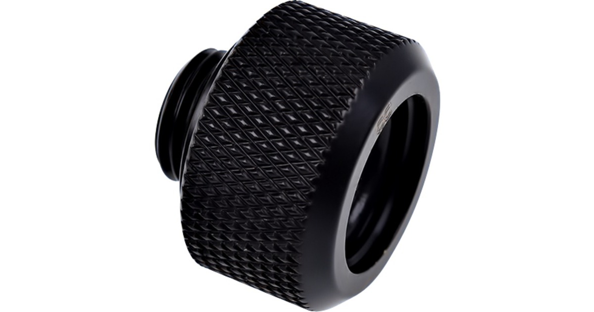 Alphacool Eiszapfen HardTube Anschraubtülle, Anschlüsse(schwarz, gerade)