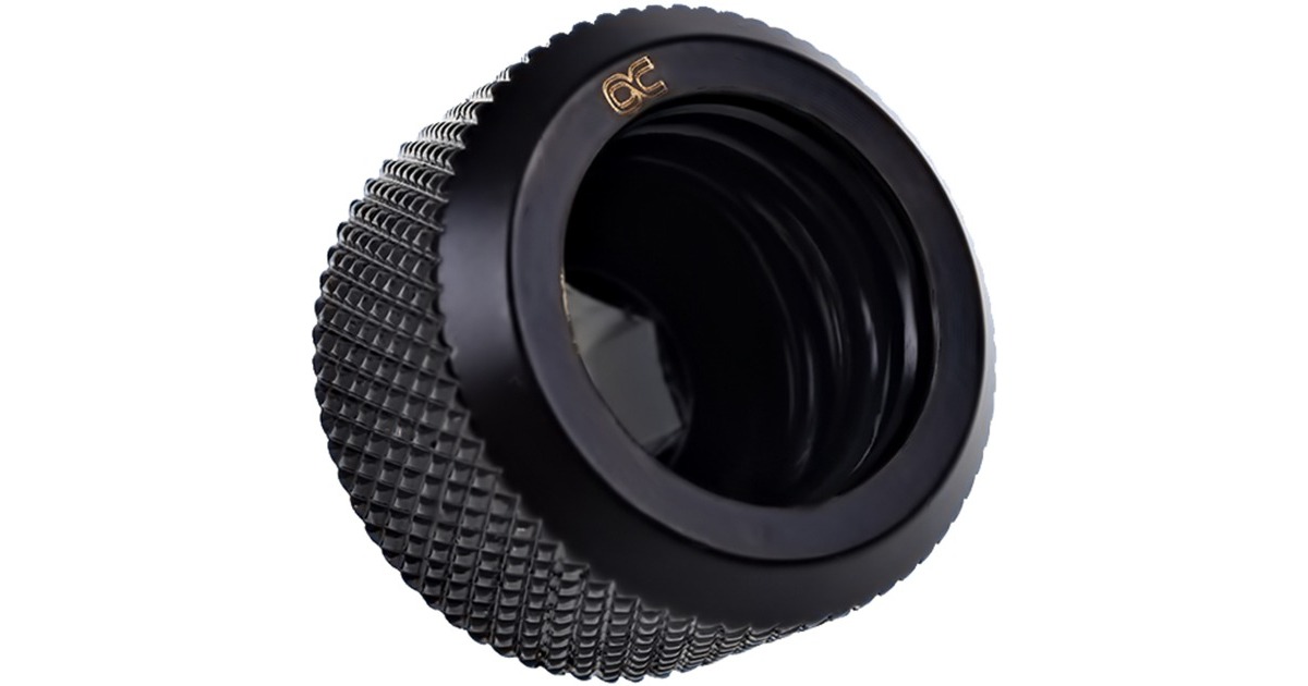 Alphacool Eiszapfen HardTube Anschraubtülle, Anschlüsse(schwarz, gerade)