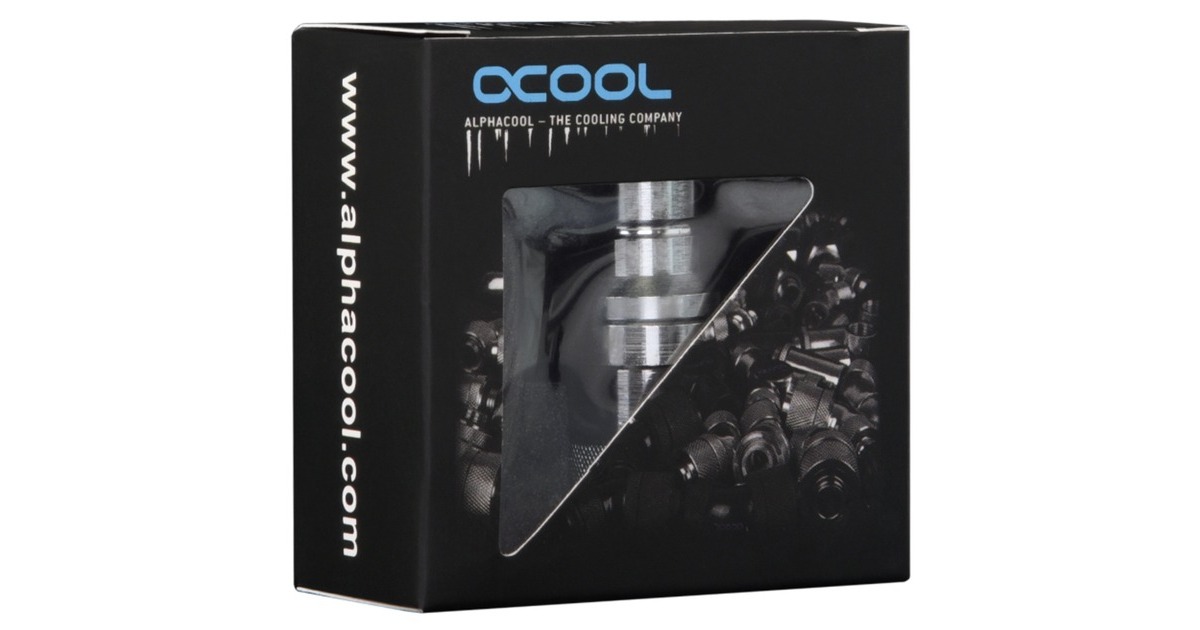 Alphacool Eiszapfen Schnellverschluss Kupplung G1/4 IG - Chrome(chrom)