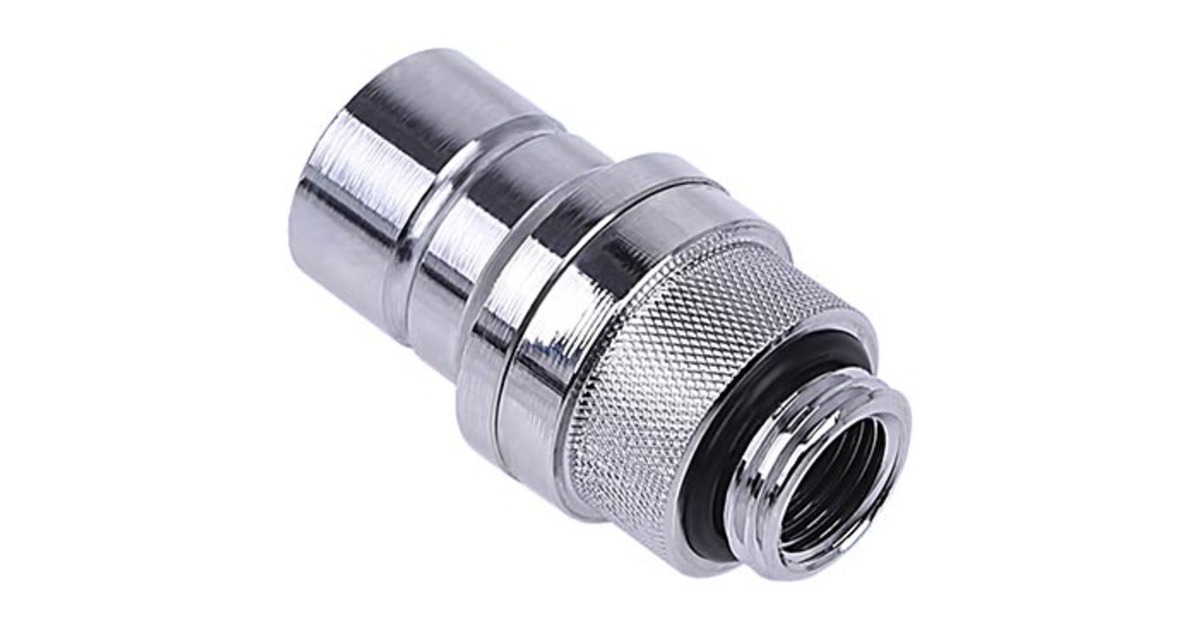 Alphacool Eiszapfen Schnellverschluss Stecker G1/4 AG - Chrome(chrom)