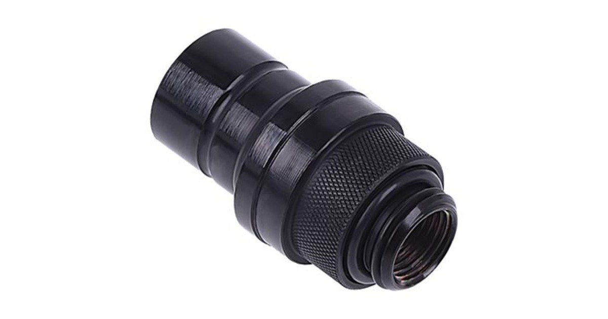 Alphacool Eiszapfen Schnellverschluss Stecker G1/4 AG - Deep Black(schwarz)