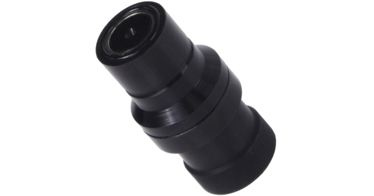 Alphacool Eiszapfen Schnellverschluss Stecker G1/4 IG - Deep Black, Kupplung(schwarz)