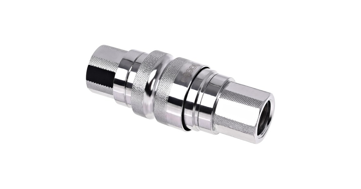 Alphacool Eiszapfen Schnellverschlusskupplungsset(chrom)