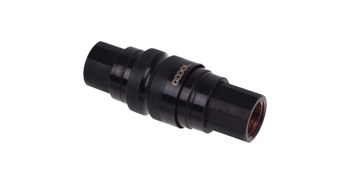 Alphacool Eiszapfen Schnellverschlusskupplungsset(schwarz)