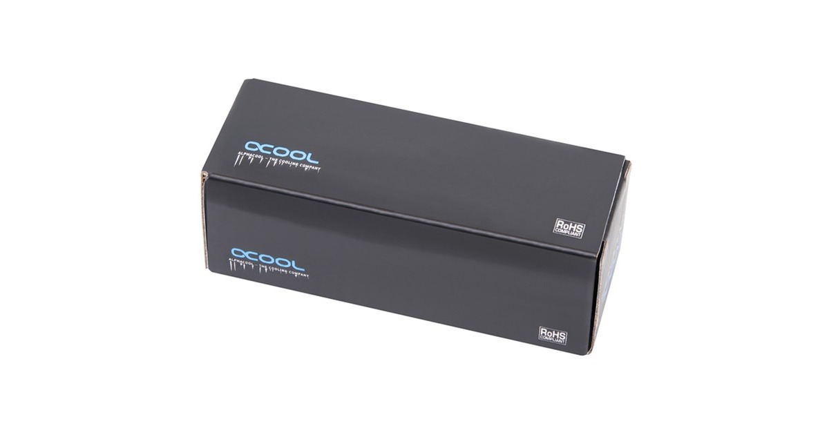 Alphacool Eiszapfen Schnellverschlusskupplungsset G1/4 AG - Deep Black(schwarz (matt))