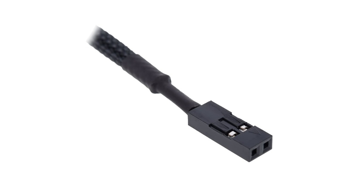 Alphacool Eiszapfen Temperatursensor G1/4 IG/IG(chrom, mit AG Adapter - Chrome)