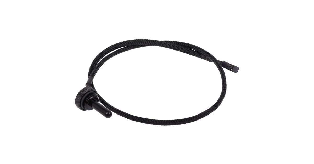 Alphacool Eiszapfen Temperatursensor Plug G1/4(schwarz, Deep Black)