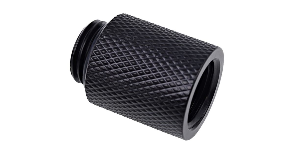 Alphacool Eiszapfen Verlängerung(schwarz, nicht drehbar, gerade)