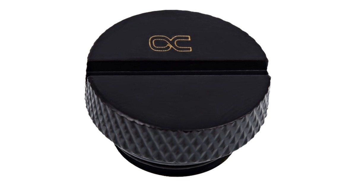 Alphacool Eiszapfen Verschlussschraube, Anschlüsse(schwarz)