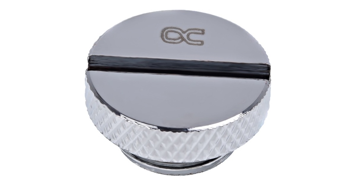 Alphacool Eiszapfen Verschlussschraube, Anschlüsse(chrom)