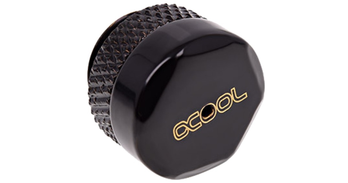 Alphacool Eiszapfen Überdruckventil G1/4 - Deep Black(schwarz)