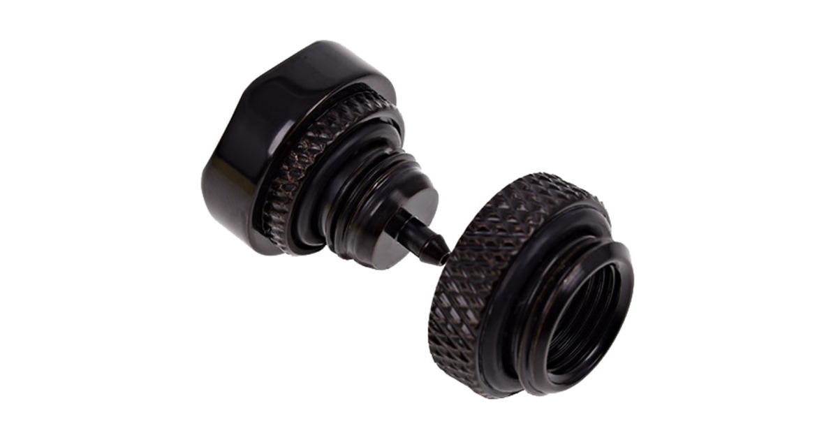 Alphacool Eiszapfen Überdruckventil G1/4 - Deep Black(schwarz)