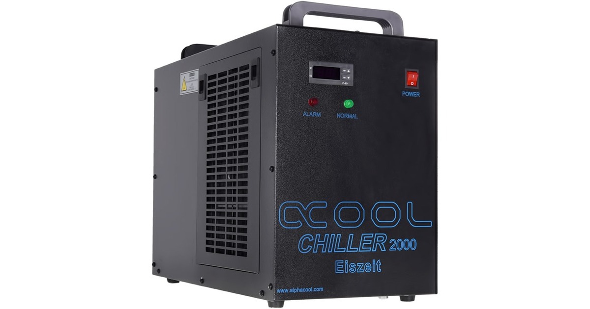 Alphacool Eiszeit 2000 Chiller, Wasserkühlung(schwarz, Kompressorkühler)
