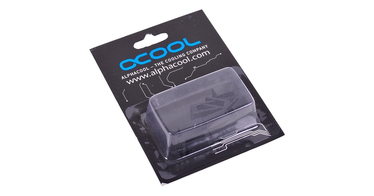 Alphacool GPU RAM Aluminium Heatsinks 7x7mm - black, Kühlkörper(schwarz, 10 Stück)