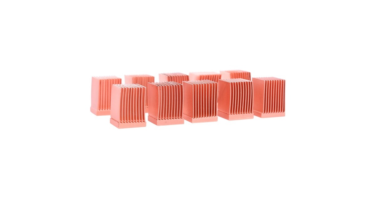 Alphacool GPU RAM Copper Heatsinks 10x10mm, Kühlkörper(kupfer, 10 Stück)