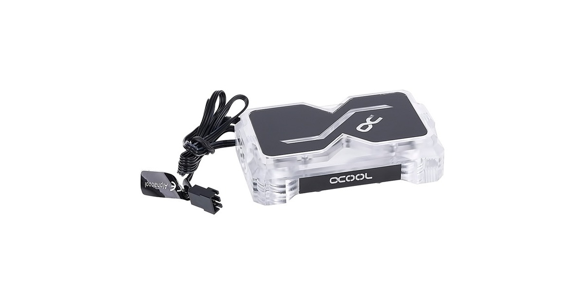 Alphacool GPX SLI Connector Dual - Acryl - Addressable RGB - 3 PCI-E Space, Verbindung(transparent)