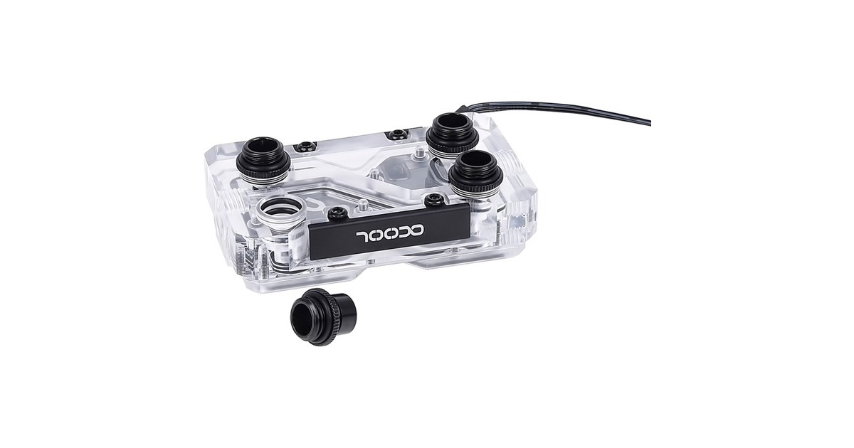 Alphacool GPX SLI Connector Dual - Acryl - Addressable RGB - 3 PCI-E Space, Verbindung(transparent)