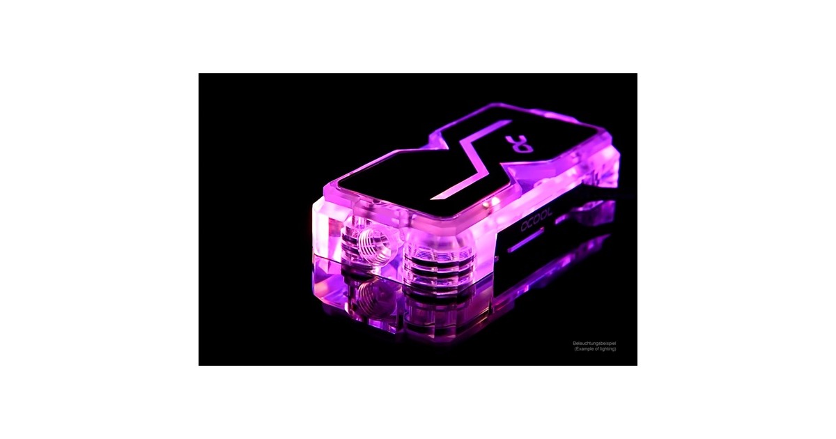 Alphacool GPX SLI Connector Dual - Acryl - Addressable RGB - 3 PCI-E Space, Verbindung(transparent)