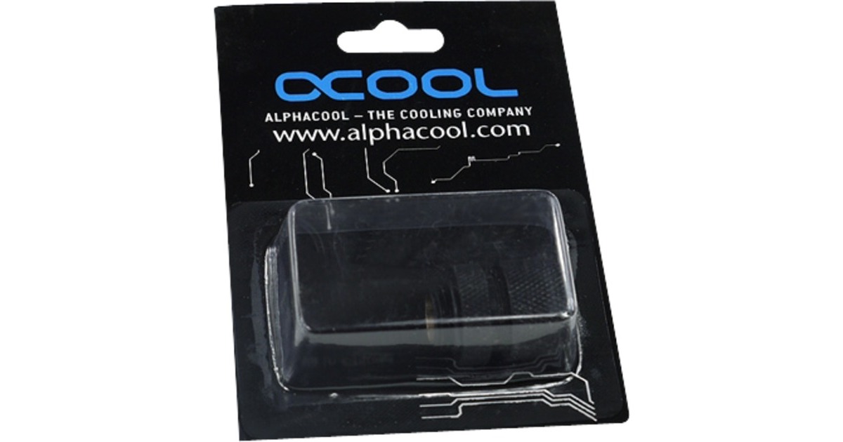 Alphacool HF 13/10 Anschraubtülle G1/4, Verbindung(schwarz)