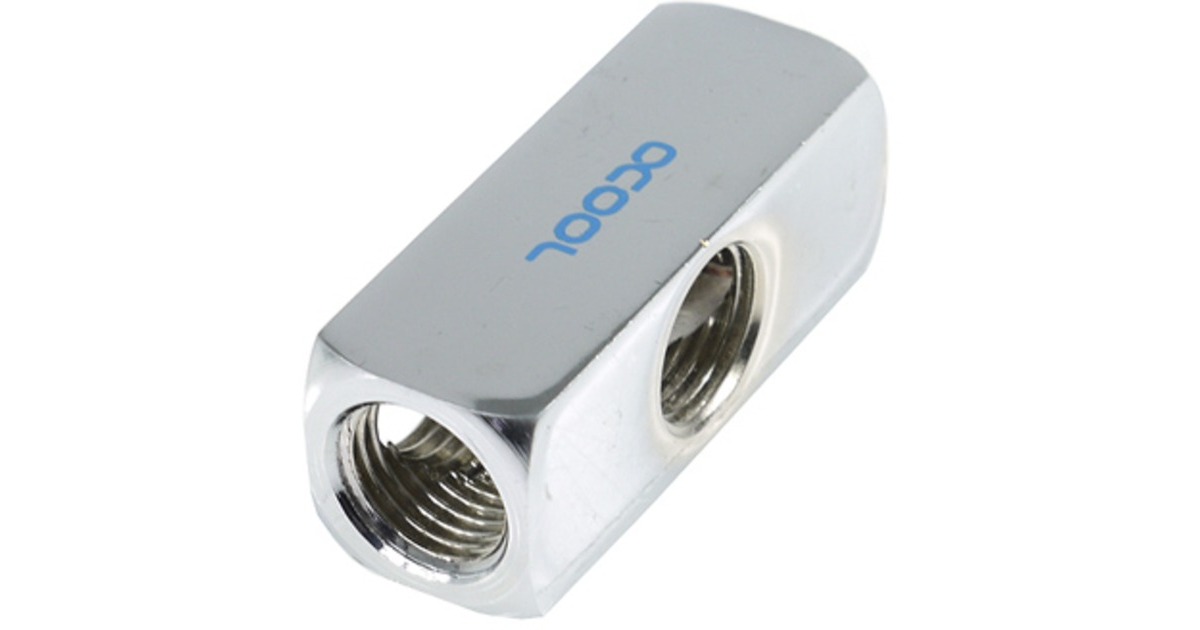 Alphacool HF Anschlussterminal 5-Fach G1/4 IG - Chrome, Verbindung(chrom)