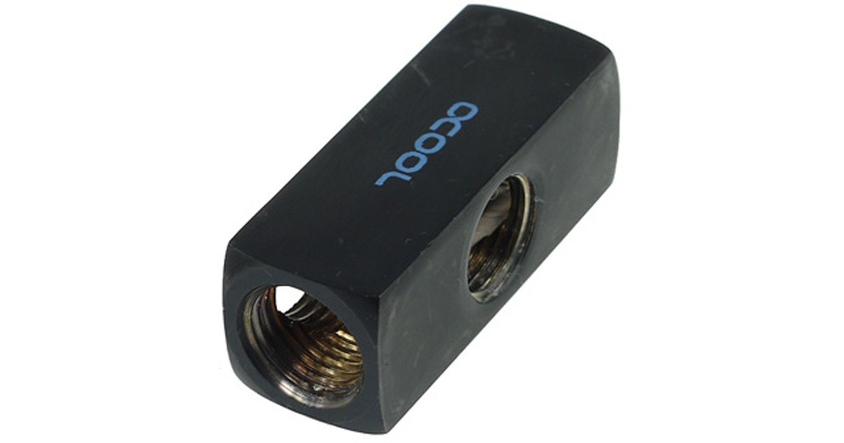 Alphacool HF Anschlussterminal 5-Fach G1/4, Verbindung(schwarz)