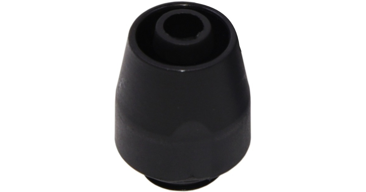 Alphacool HF Anschraubtülle TPV - 12,7/7,6mm Gerade - Black, Verbindung(schwarz)