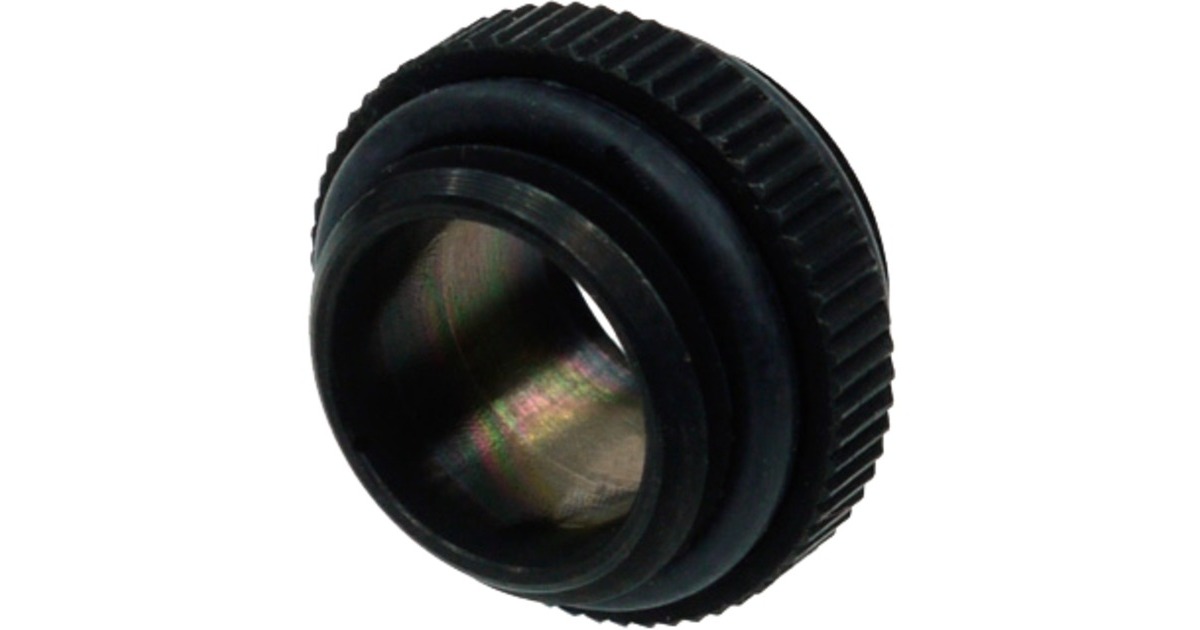 Alphacool HF Doppelnippel G1/4 AG auf G1/4 AG mit O-Ring, Ersatzteil(schwarz)