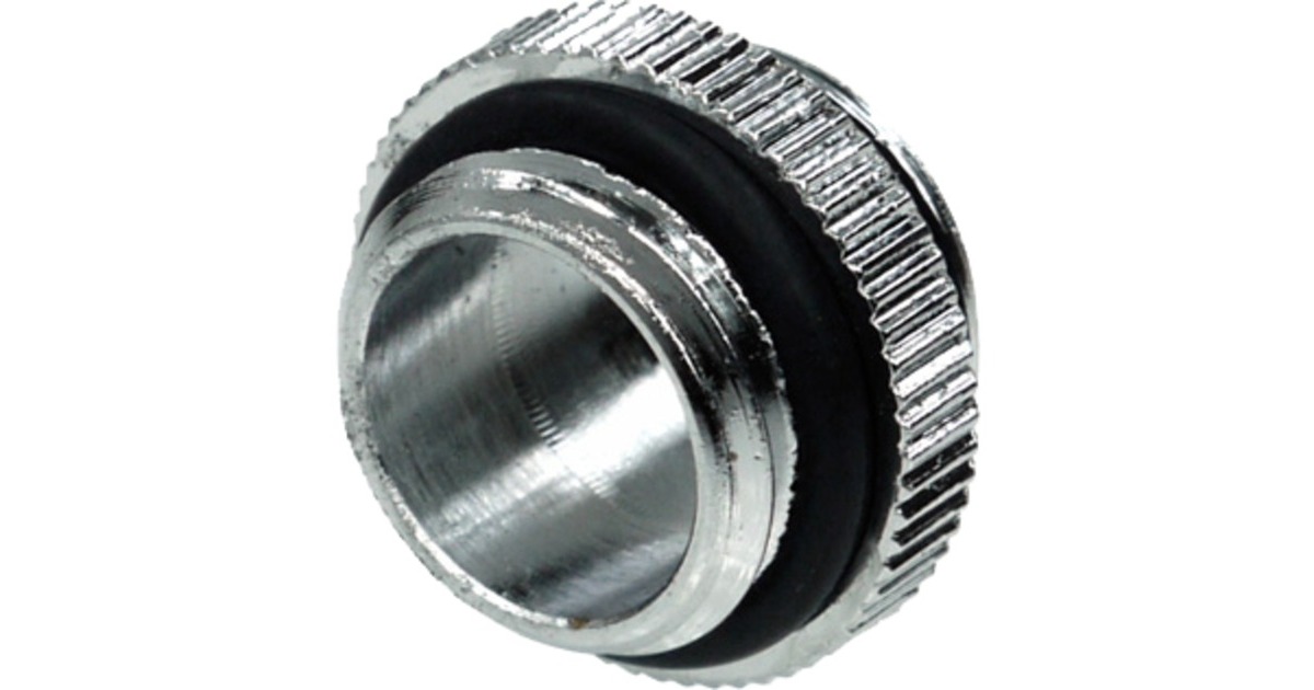 Alphacool HF Doppelnippel G1/4 AG auf G1/4 AG mit O-Ring, Ersatzteil(chrom)