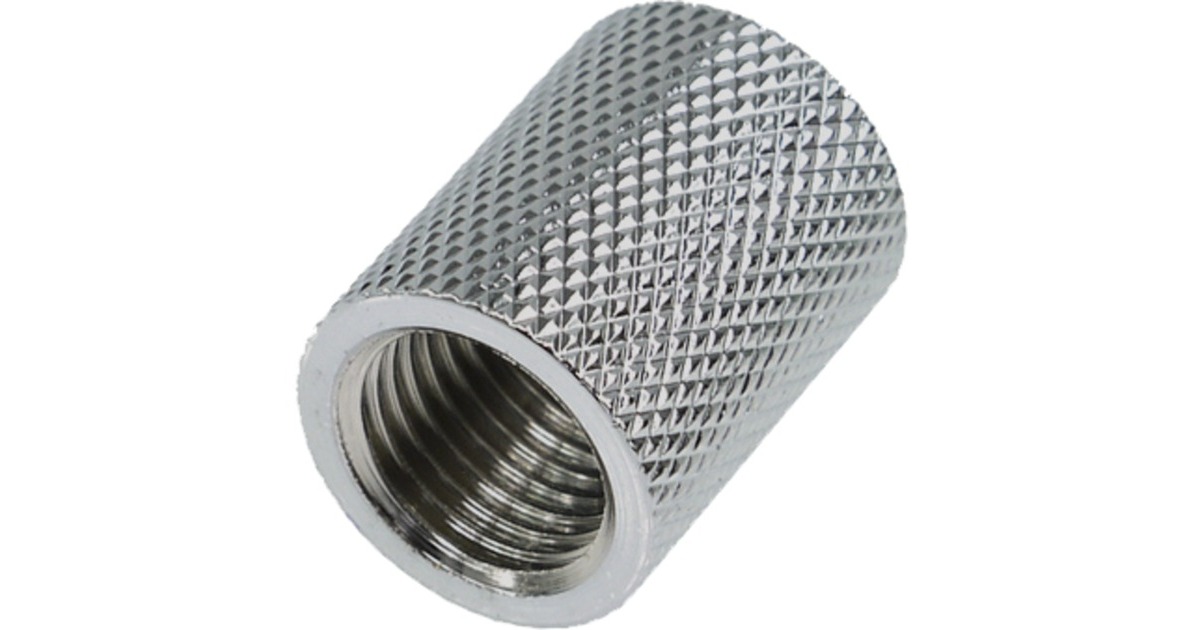 Alphacool HF Muffe G1/4 IG auf G1/4 IG - Chrome, Verbindung(chrom)