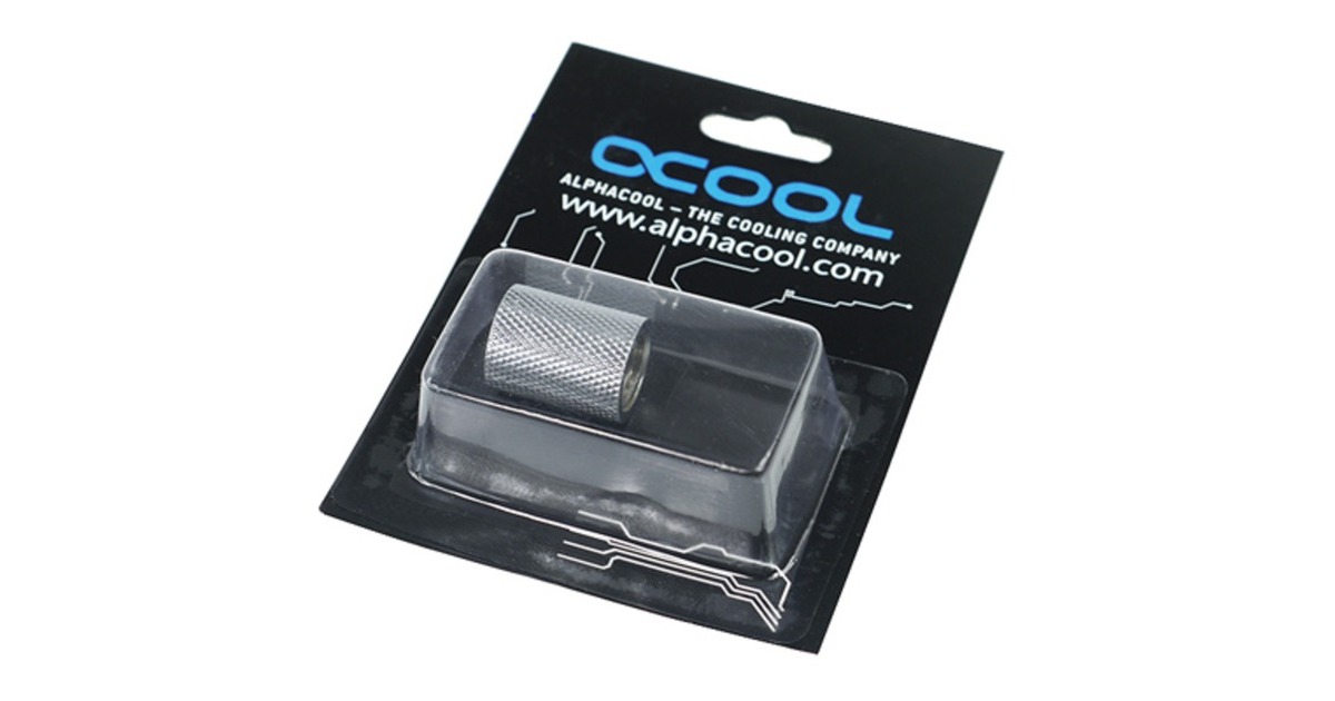 Alphacool HF Muffe G1/4 IG auf G1/4 IG - Chrome, Verbindung(chrom)