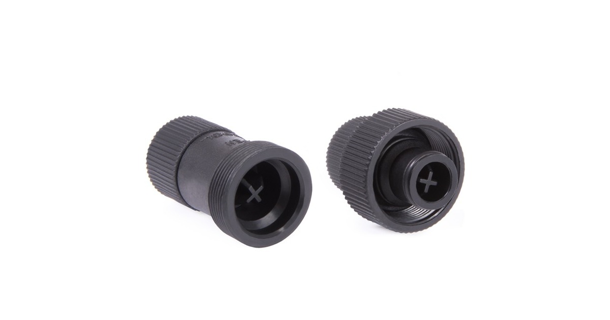 Alphacool HF Schnellverschlusskupplungsset G1/4 AG/AG, Verbindung(schwarz)