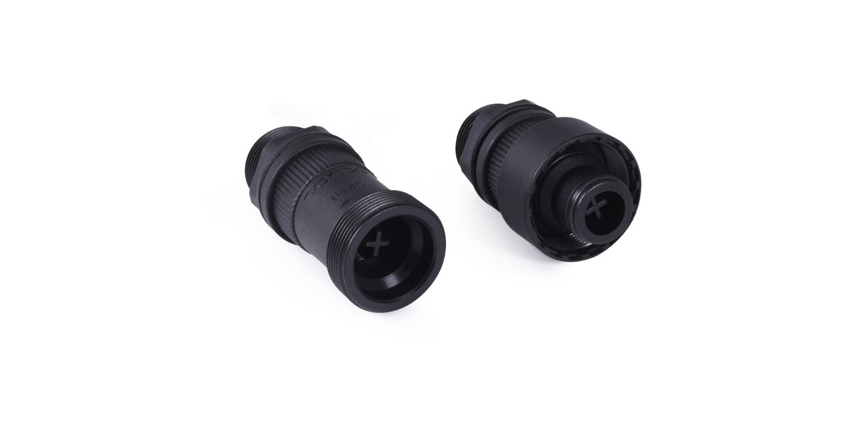 Alphacool HF Schnellverschlusskupplungsset IG/IG - Schottverschraubung, Verbindung(schwarz (matt))