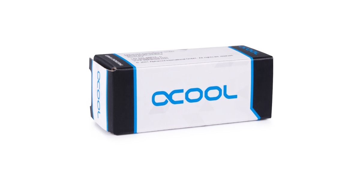 Alphacool HF Schnellverschlusskupplungsset IG/IG - Schottverschraubung, Verbindung(schwarz (matt))