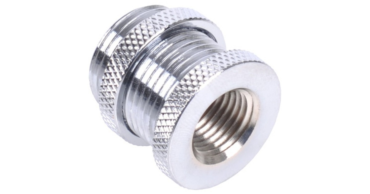 Alphacool HF Schottverschraubung G1/4, Verbindung(chrom)