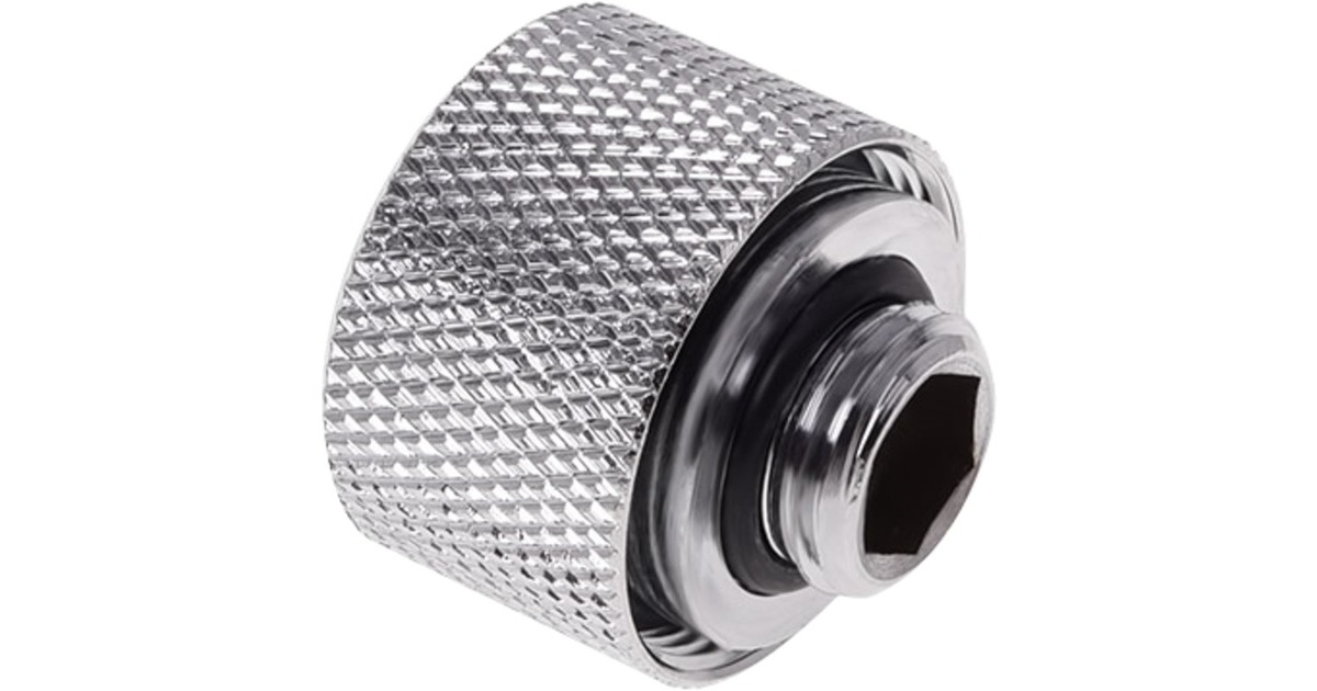 Alphacool HT 16mm HardTube Anschraubtülle G1/4, Verbindung(chrom, 6 Stück)
