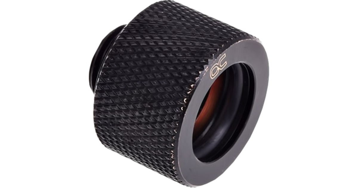 Alphacool HT 16mm HardTube Anschraubtülle G1/4, Verbindung(schwarz, 6 Stück)