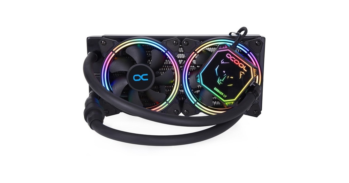 Alphacool KOI Eisbaer Aurora LT240 RGB 240mm, Wasserkühlung(schwarz)