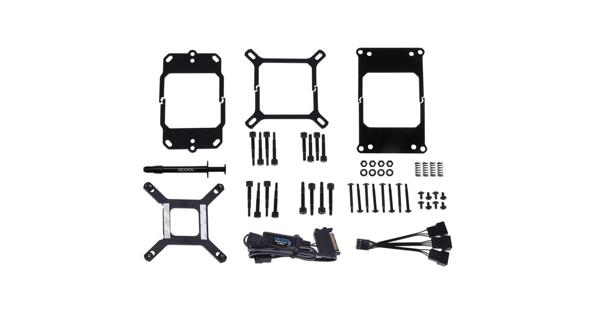 Alphacool KOI Eisbaer Aurora LT360 RGB 360mm, Wasserkühlung(schwarz)