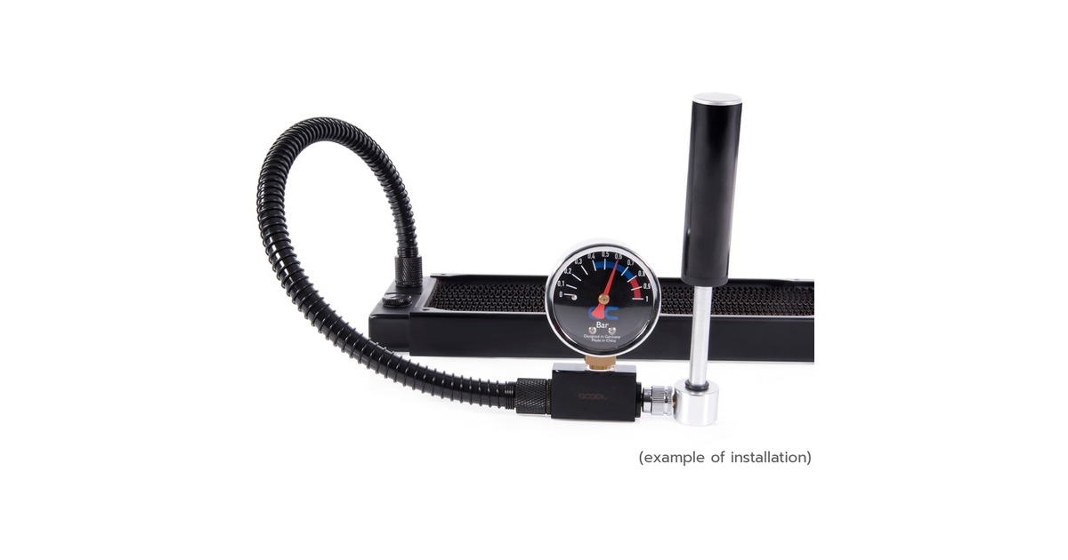 Alphacool Leak Testing Tool incl. Pump, Pumpe(schwarz, inkl. Pumpe)