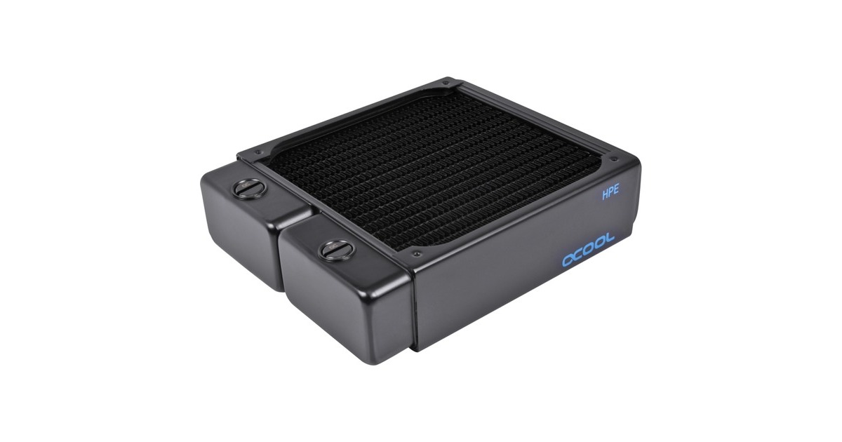 Alphacool NexXxoS HPE-45 Full Copper 140mm, Radiator(schwarz)