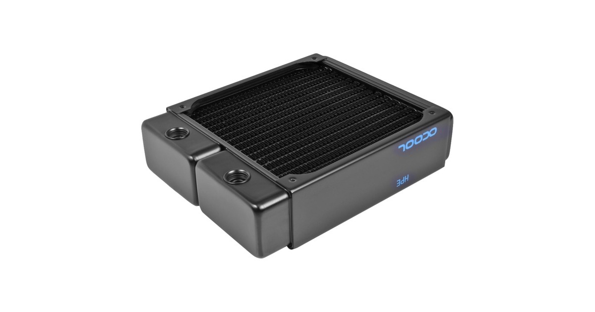 Alphacool NexXxoS HPE-45 Full Copper 140mm, Radiator(schwarz)