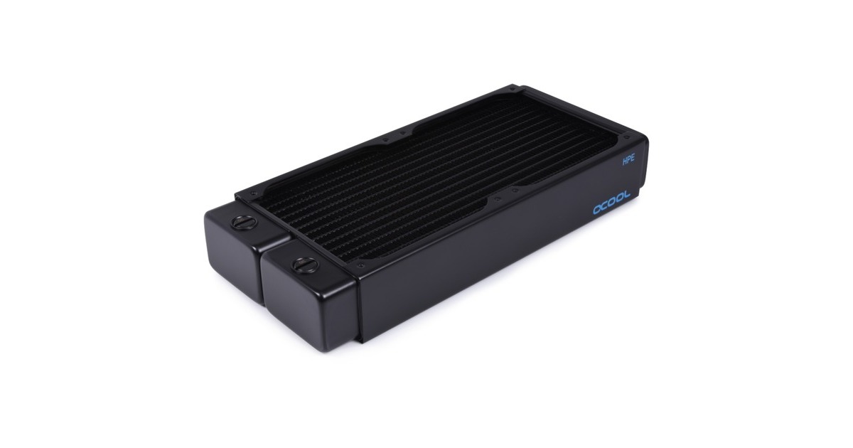 Alphacool NexXxoS HPE-45 Full Copper 240mm, Radiator(schwarz)